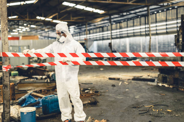 Professional Trauma Scene Cleanup technician working in Pittsburg, NH